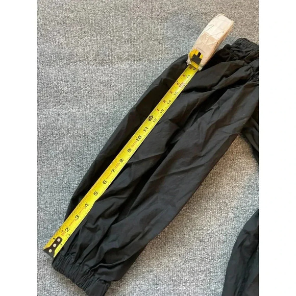 Ulla Johnson Black Noir Martine Elastic Waist Pleated Balloon Mini Dress… - Picture 13 of 14